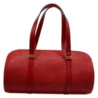 Louis Vuitton Handbag Epi Soufflot Castilian Red Leather — view 3