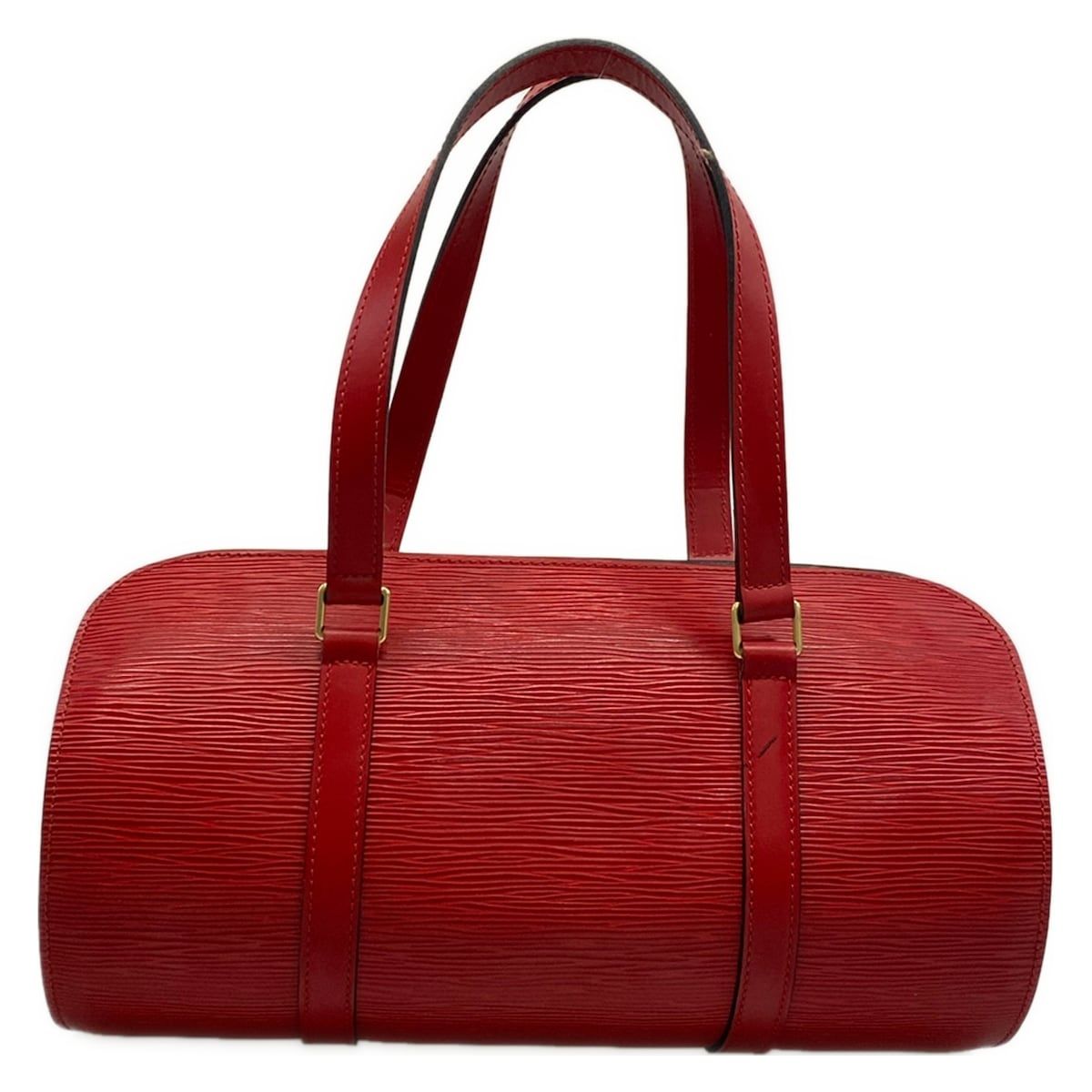 Louis Vuitton Handbag Epi Soufflot Castilian Red Leather — view 3