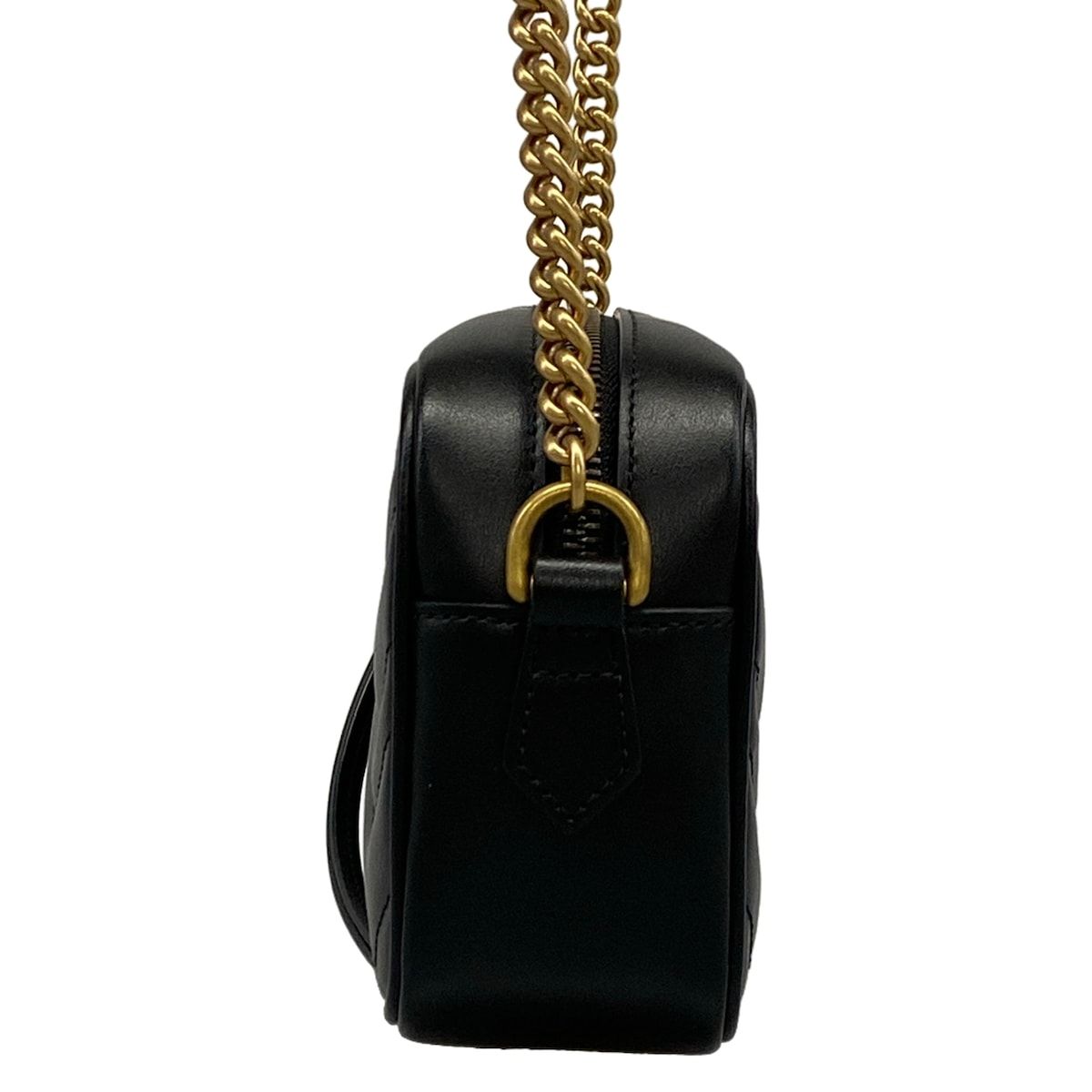 Gucci Shoulder Bag GG Marmont Quilted Black Leather — view 4