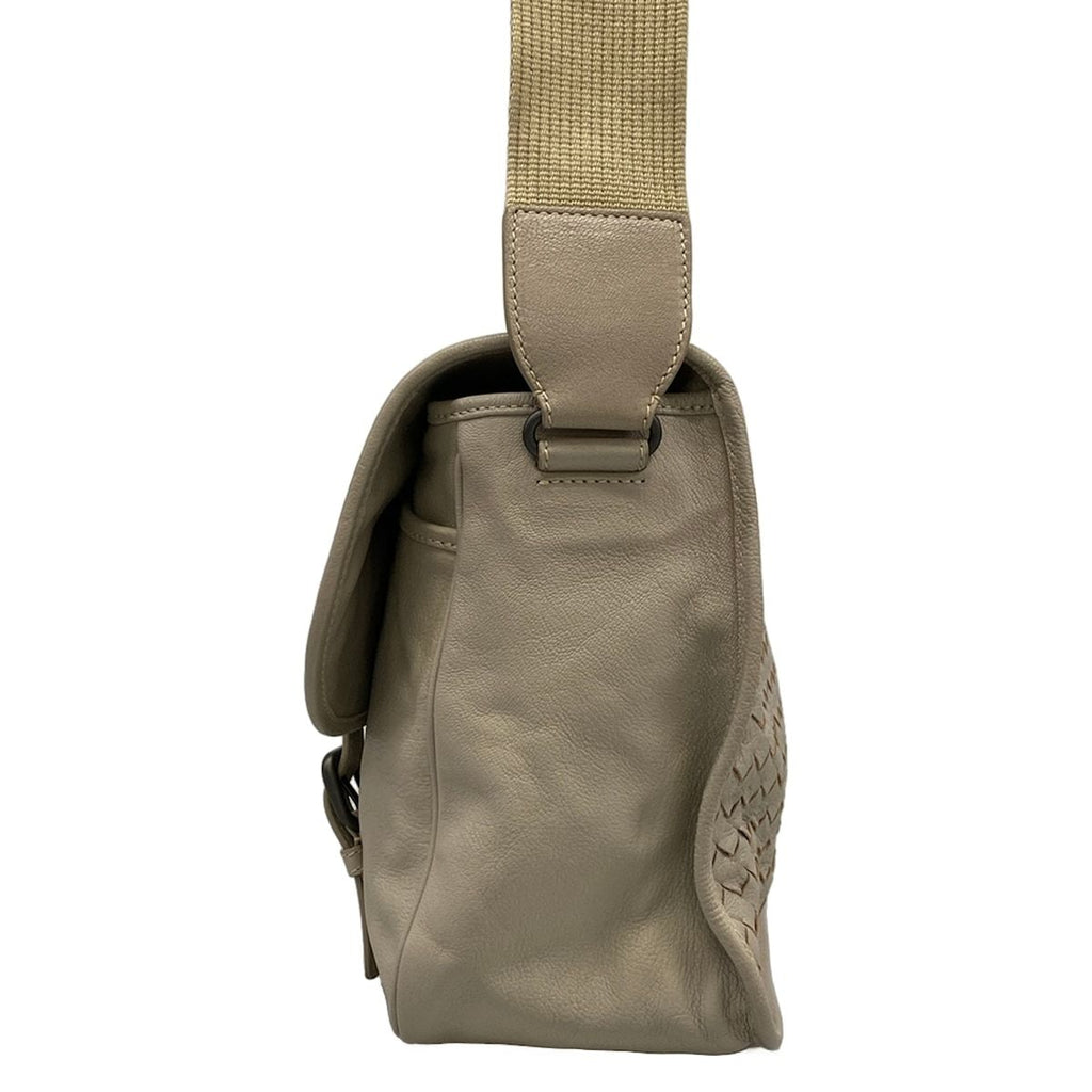 Bottega Veneta Shoulder Bag Gardena Light Gray Leather — view 4