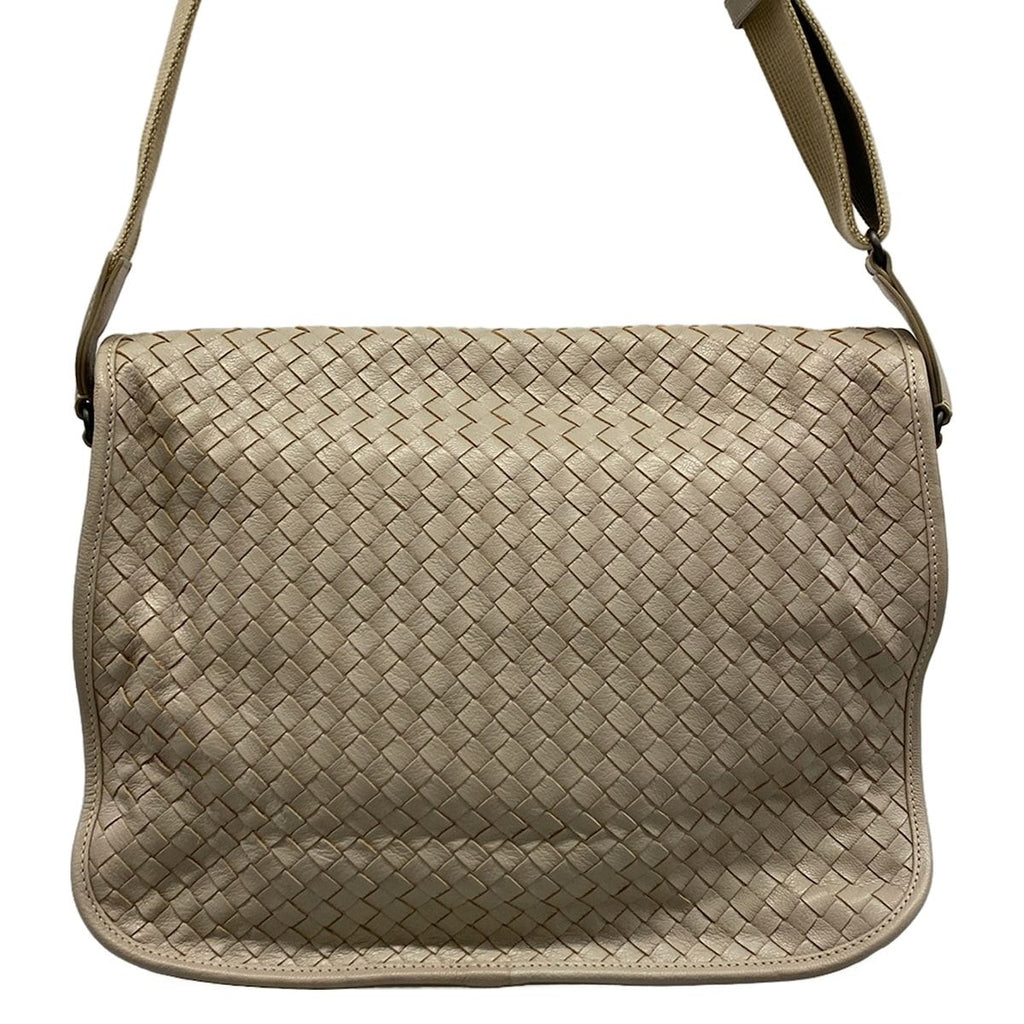Bottega Veneta Shoulder Bag Gardena Light Gray Leather — view 3