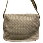 Bottega Veneta Shoulder Bag Gardena Light Gray Leather — view 3