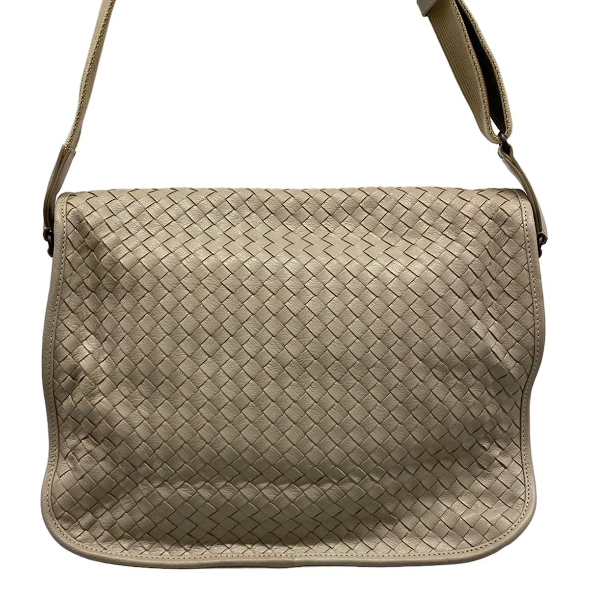 Bottega Veneta Shoulder Bag Gardena Light Gray Leather — view 3