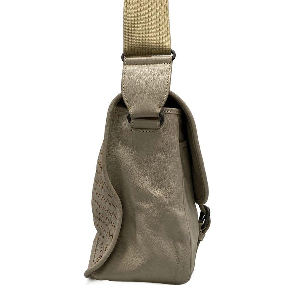Bottega Veneta Shoulder Bag Gardena Light Gray Leather — view 2