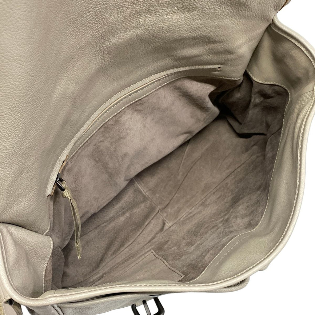 Bottega Veneta Shoulder Bag Gardena Light Gray Leather — view 7