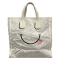 Goyard Tote Sac Voltaire White Smile Paint Leather