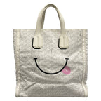 Goyard Tote Sac Voltaire White Smile Paint Leather