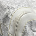 Goyard Tote Sac Voltaire White Smile Paint Leather — view 6