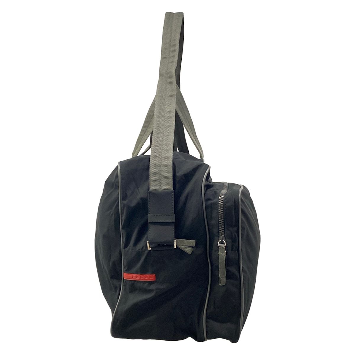 Prada Sport Boston Bag Black Gray — view 2