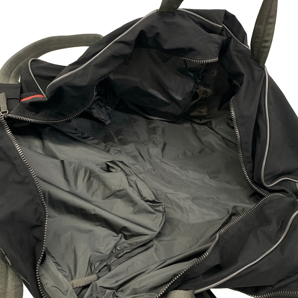 Prada Sport Boston Bag Black Gray — view 7