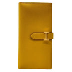 Hermes Wallet Bearn Souffle Joan Ambre Gold Protection