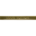 Louis Vuitton Sunglasses Black Gold Monogram Pattern Eyewear — view 4