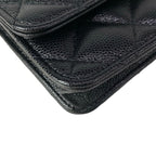 Chanel Waist Pouch Quilted Black Mini Bag Chain Belt Matt Togo — view 6