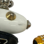 Prada Key Holder White Black Multi Robot — view 5