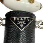 Prada Key Holder White Black Multi Robot — view 3