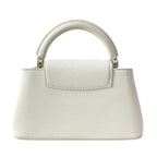 Louis Vuitton Handbag Capucines Ewmini Optic White Leather Cowhide — view 3