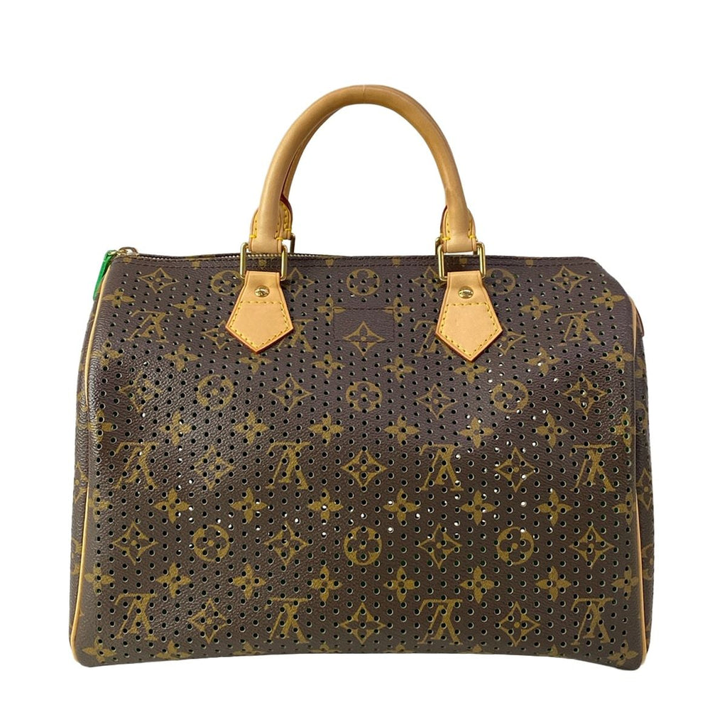 Louis Vuitton Handbag Monogram Perfo Speedy 30 Vert — view 3