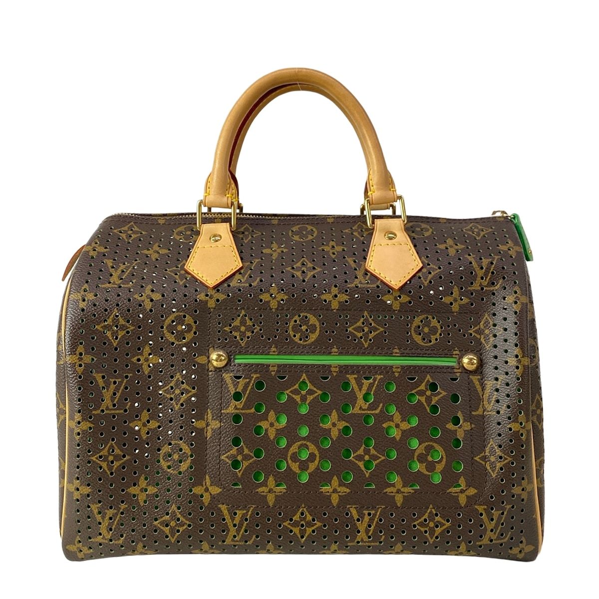 Louis Vuitton Handbag Monogram Perfo Speedy 30 Vert