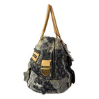 Louis Vuitton Shoulder Bag Monogram Denim Patchwork Bowie Black — view 2