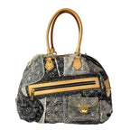 Louis Vuitton Shoulder Bag Monogram Denim Patchwork Bowie Black — view 3