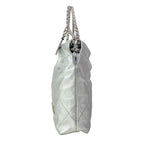 Chanel Handbag 22 Mini Silver Lambskin — view 4