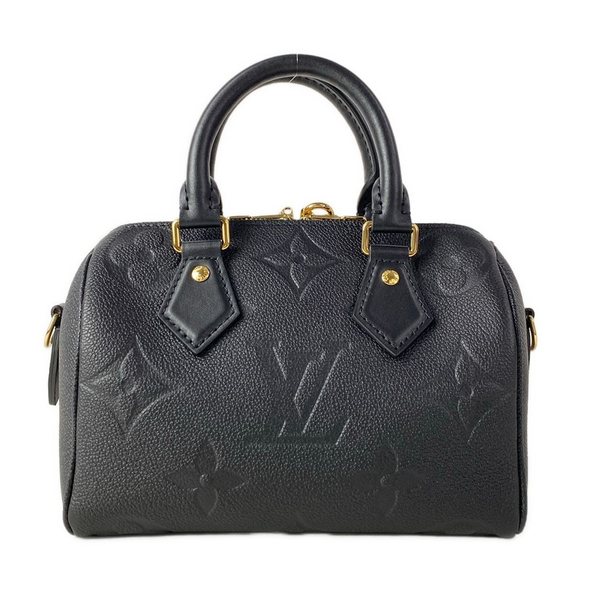 Louis Vuitton Handbag Monogram Empreinte Speedy Bandouliere 20 Noir Leather — view 3