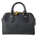 Louis Vuitton Handbag Monogram Empreinte Speedy Bandouliere 20 Noir Leather