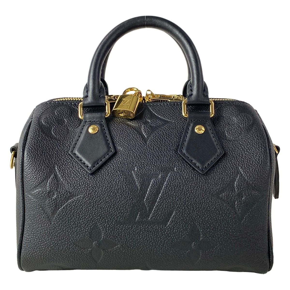 Louis Vuitton Handbag Monogram Empreinte Speedy Bandouliere 20 Noir Leather