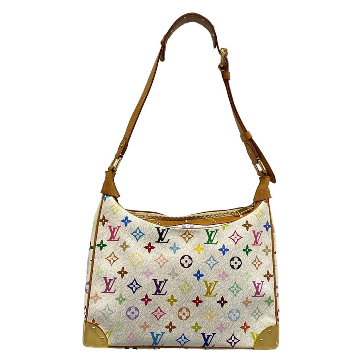 Louis Vuitton Shoulder Bag Monogram Multicolor Boulogne Blanc — view 3