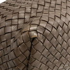 Bottega Veneta Tote Cover MM Dark Brown Leather — view 6