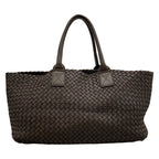 Bottega Veneta Tote Cover MM Dark Brown Leather — view 3