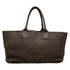 Bottega Veneta Tote Cover MM Dark Brown Leather