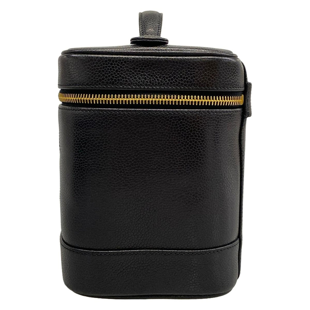Chanel Vanity Bag Black Gold — view 4
