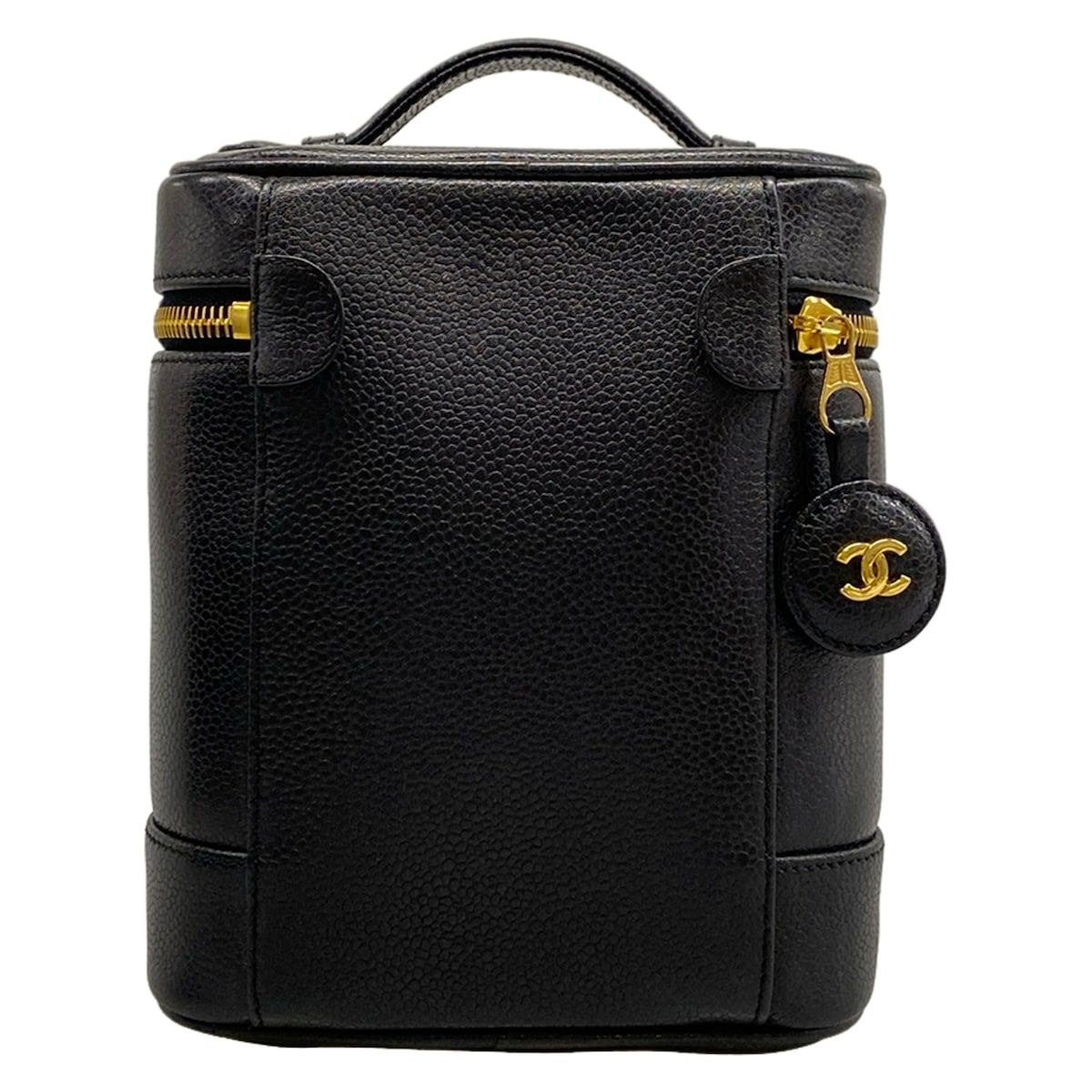 Chanel Vanity Bag Black Gold — view 3