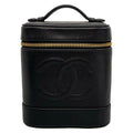 Chanel Vanity Bag Black Gold