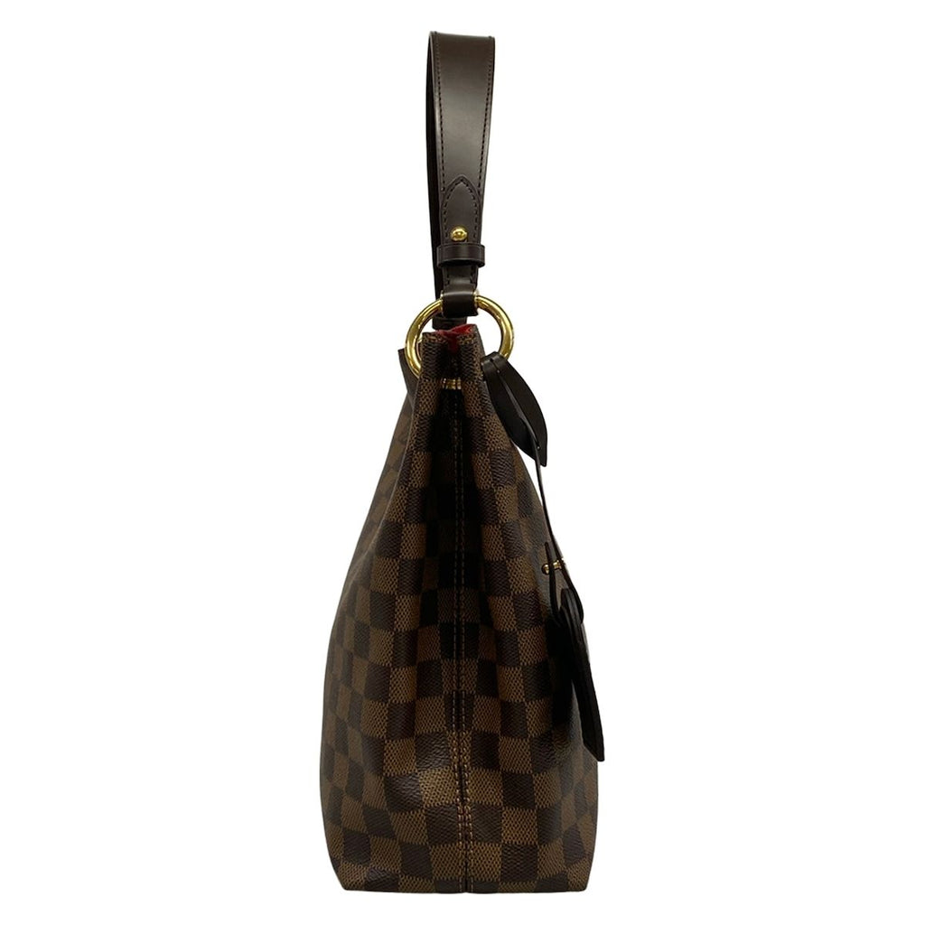 Louis Vuitton Shoulder Bag Damier Gray Souffle PM Ebene — view 2