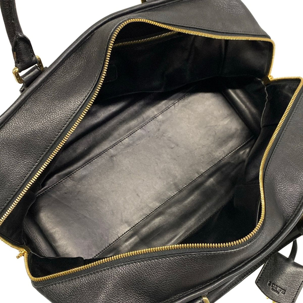 Loewe Handbag Amazona 36 Black Leather — view 7