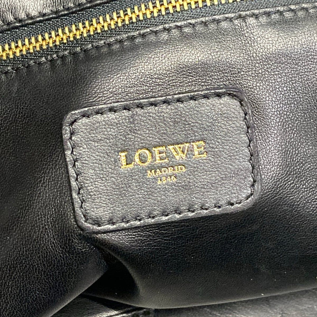 Loewe Handbag Amazona 36 Black Leather — view 8