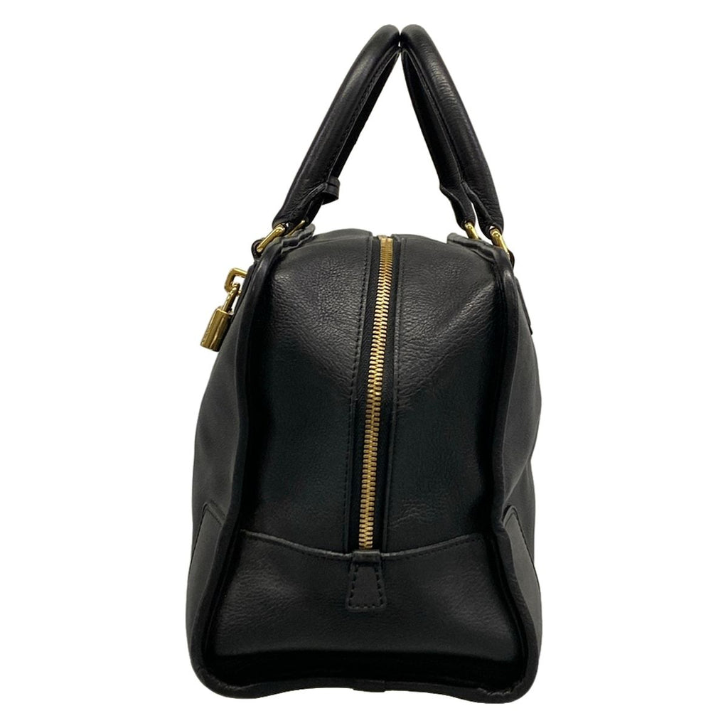 Loewe Handbag Amazona 36 Black Leather — view 4