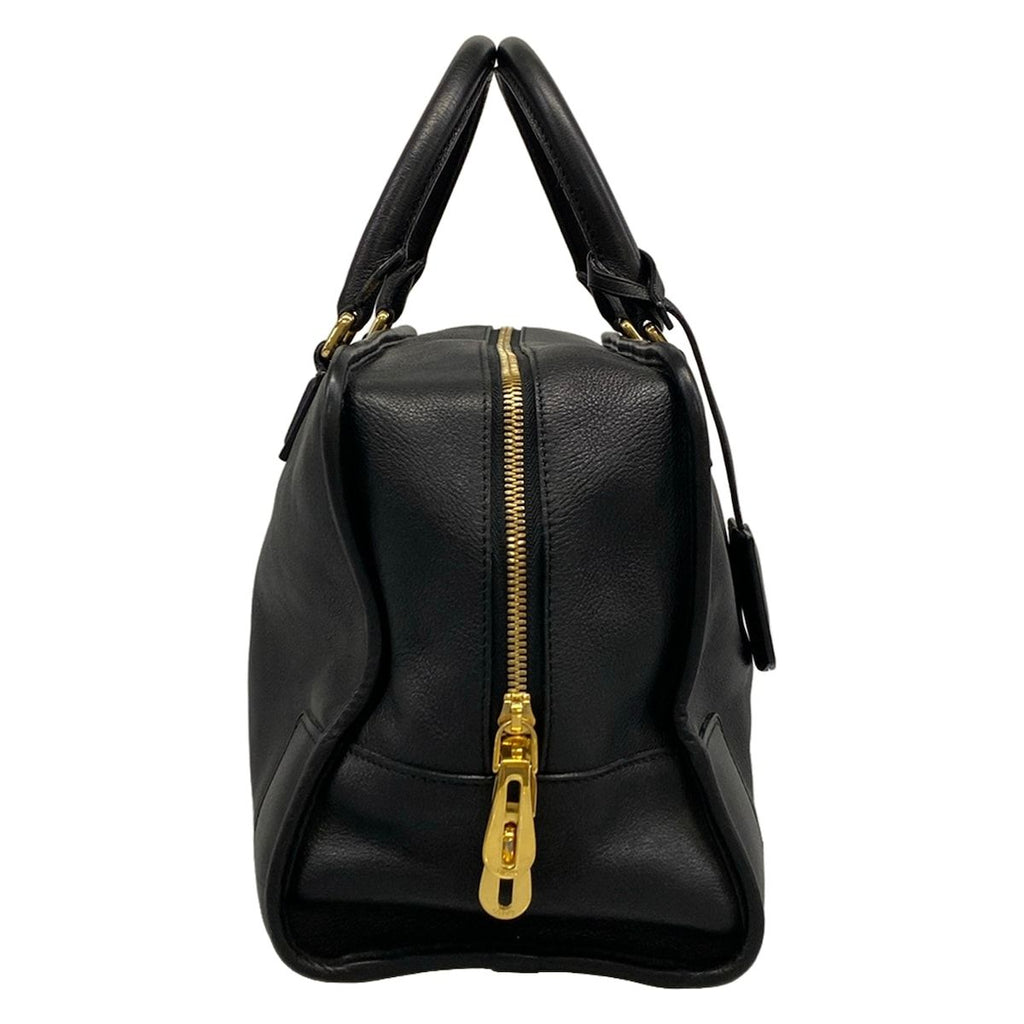 Loewe Handbag Amazona 36 Black Leather — view 2