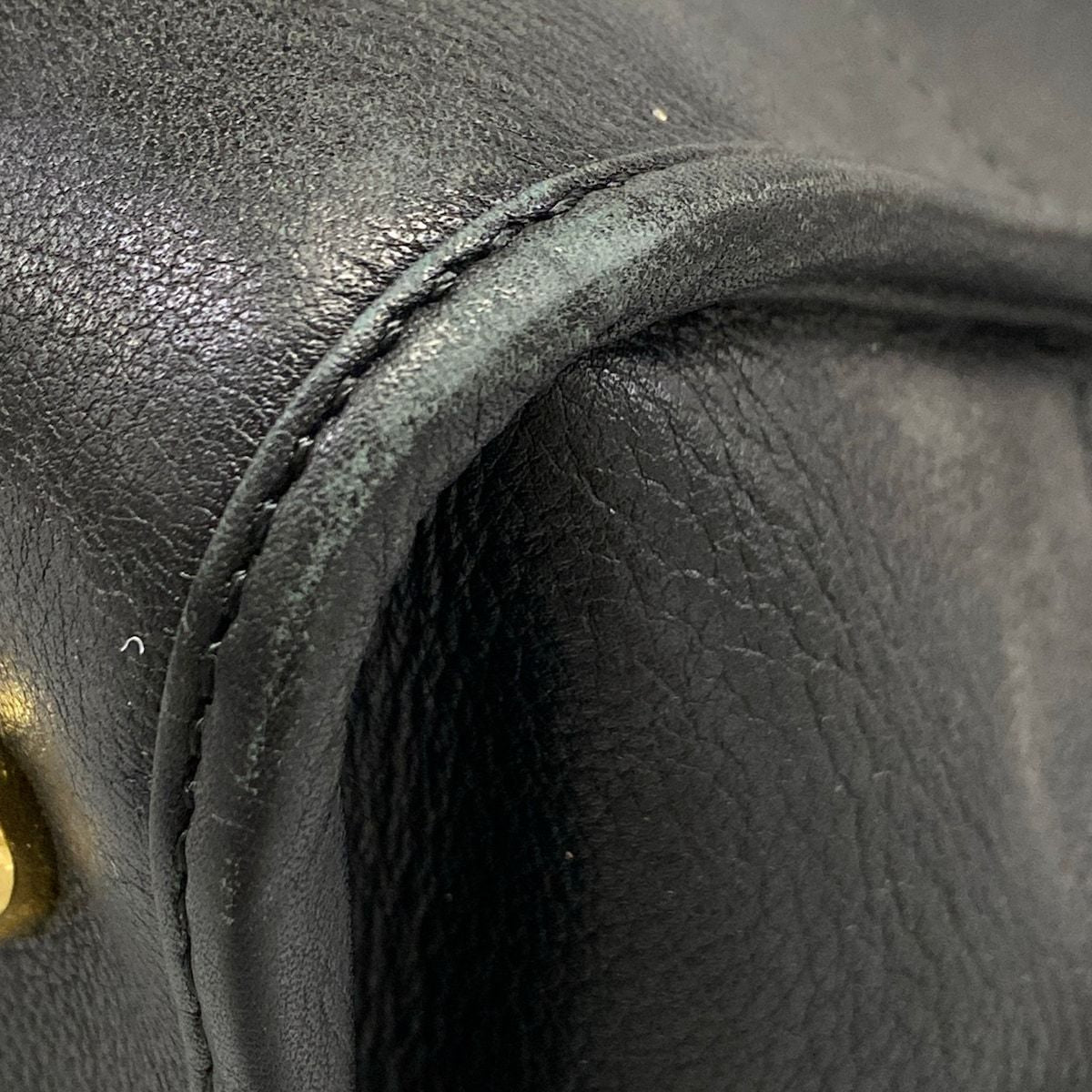 Loewe Handbag Amazona 36 Black Leather — view 6
