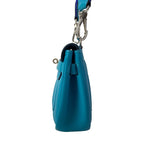 Hermes Shoulder Bag Roulis Mini Turquoise Silver — view 4
