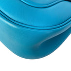 Hermes Shoulder Bag Roulis Mini Turquoise Silver — view 7