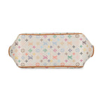 Louis Vuitton Handbag Monogram Multicolor Satin Abelia Bag White — view 3