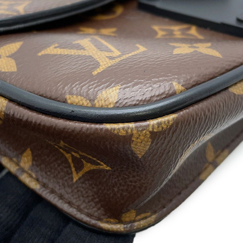 Louis Vuitton Belt Bag Monogram Macassar S Lock — view 8