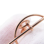 Hermes Earrings Loop Echappee PM 18k Pink Gold — view 6