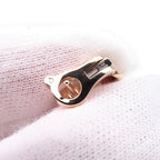 Chanel Earrings Coco Crush Collection Diamond Total 18k Pink Gold — view 5