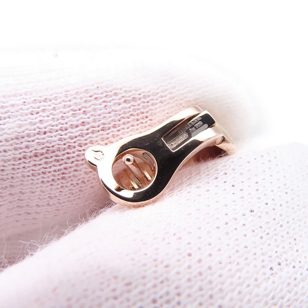 Chanel Earrings Coco Crush Collection Diamond Total 18k Pink Gold — view 5