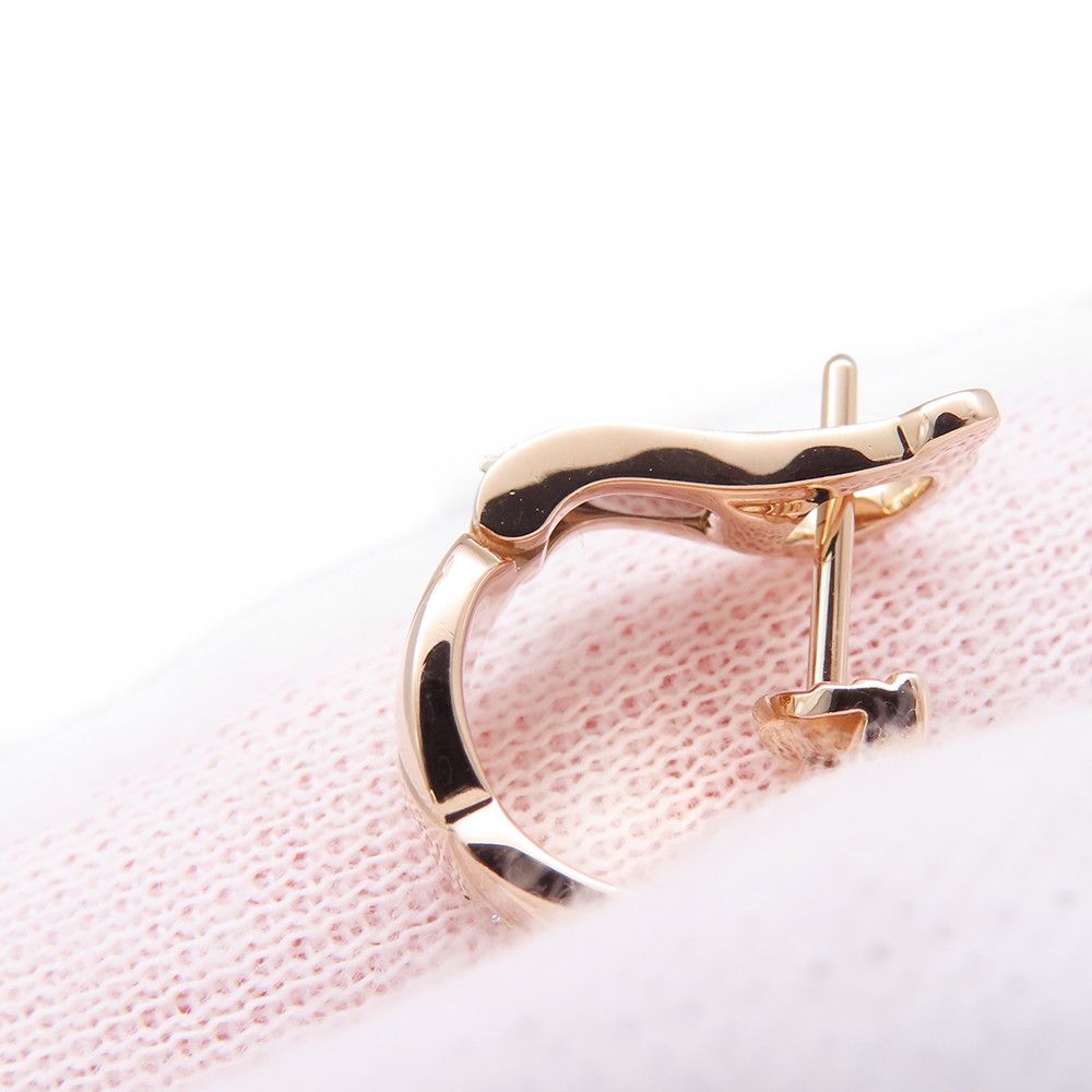 Chanel Earrings Coco Crush Collection Diamond Total 18k Pink Gold — view 7