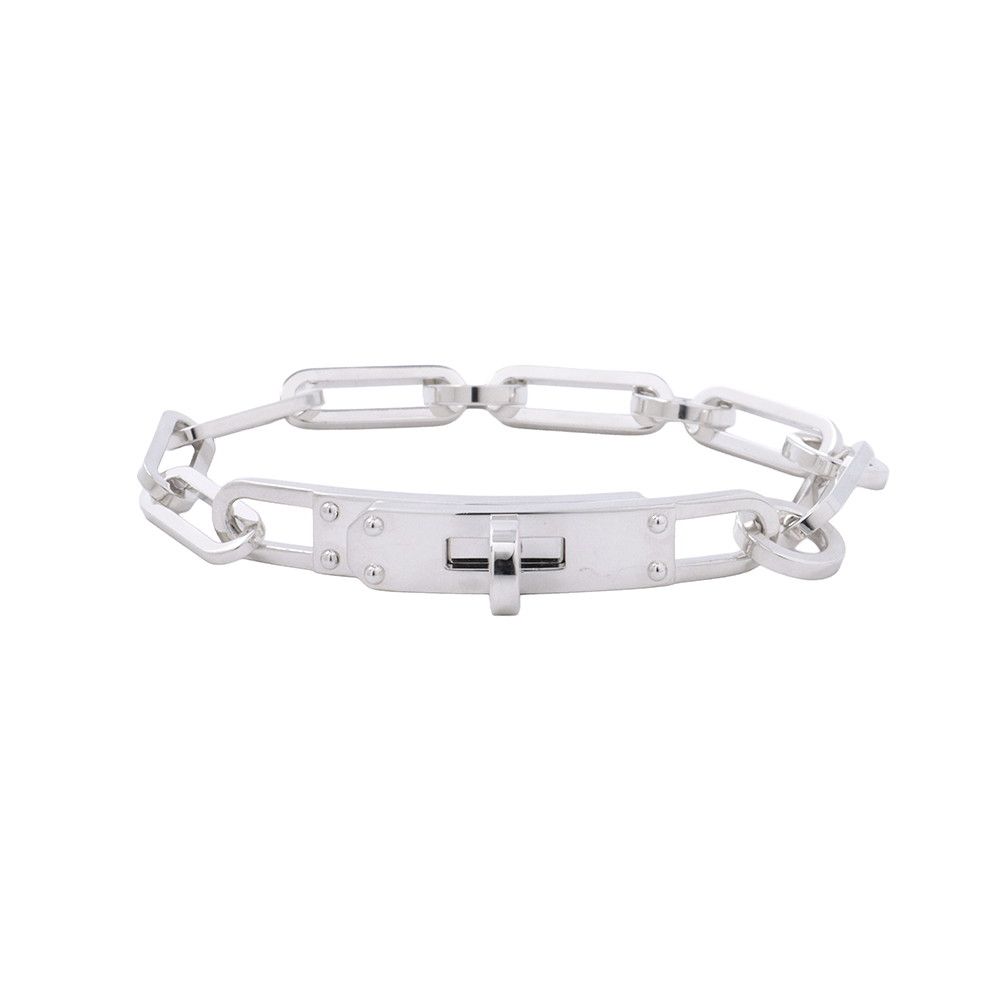 Hermes Bracelet Kelly Chaine Simple Tour Chain 15